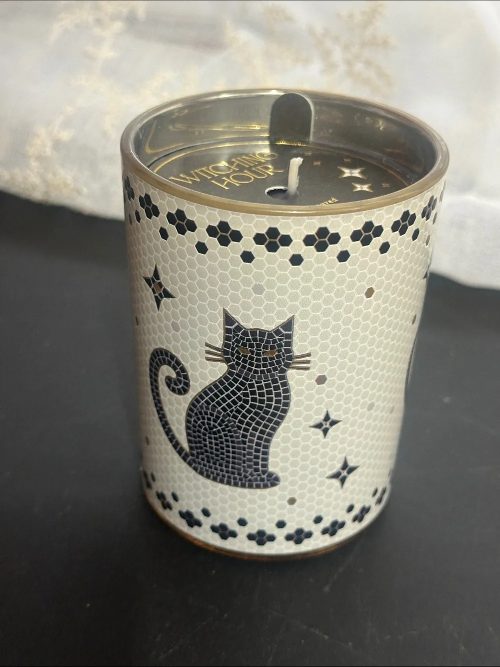 DW home Halloween black cat 🐈‍⬛ candle  8.8 ozs